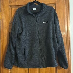 Columbia Sweater Fleece Black Size XL